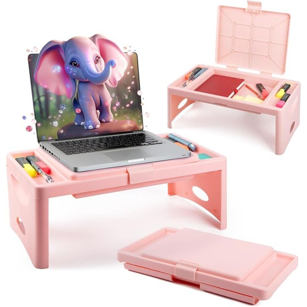 Loddie Doddie Lap Desk, Folding Desk, Portable Table in Blush